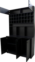 Load image into Gallery viewer, Icarus Black Color Bar with Wood Top