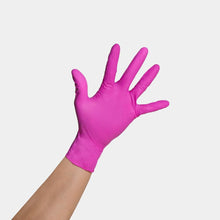 Load image into Gallery viewer, Framar Pink Paws Disposable Nitrile Gloves, 100 Pack