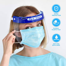 Load image into Gallery viewer, Face Shields Clear Plastic Protective - 10PK