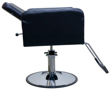 Load image into Gallery viewer, Icarus "Piney" Black Reclining Multi-purpose Salon Styling Chair