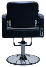 Load image into Gallery viewer, Icarus "Piney" Black Reclining Multi-purpose Salon Styling Chair