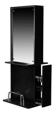 Load image into Gallery viewer, Icarus "Libby" Black Salon Styling Station With Mirror