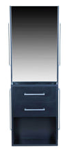 Load image into Gallery viewer, Icarus "Palmdale" Black Salon Styling Station With Mirror