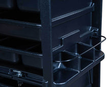 Load image into Gallery viewer, Icarus "Hawkeye" Salon Trolley with Locking Doors With Table Top