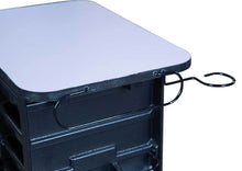 Load image into Gallery viewer, Icarus "Hawkeye" Salon Trolley with Locking Doors With Table Top