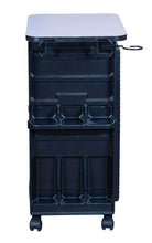 Load image into Gallery viewer, Icarus "Hawkeye" Salon Trolley with Locking Doors With Table Top