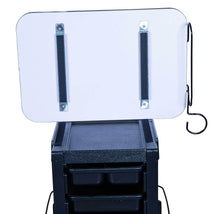Load image into Gallery viewer, Icarus "Hawkeye" Salon Trolley with Locking Doors With Table Top