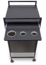 Load image into Gallery viewer, Icarus "Berwyn" Beauty Salon Wooden Rolling Trolley Cart with Pull Out Tool Holder