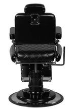 Load image into Gallery viewer, "Polk" Professional Reclining Hair Salon Black Hydraulic Barber Chair