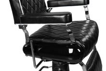Load image into Gallery viewer, "Polk" Professional Reclining Hair Salon Black Hydraulic Barber Chair