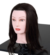 Load image into Gallery viewer, Icarus "Laura" Cosmetology Mannequin Head, 12" - 15" Synthetic Hair