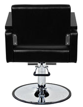 Load image into Gallery viewer, "Watson" Wood Handle Hair Salon Styling Chair With Round Base, T Bar Footrest