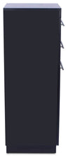 Load image into Gallery viewer, Icarus "Abbot" Black Beauty Salon Hair Styling Station Cabinet