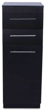 Load image into Gallery viewer, Icarus "Abbot" Black Beauty Salon Hair Styling Station Cabinet