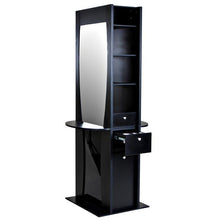 Load image into Gallery viewer, "Newark" Double Salon Styling Station With Mirror