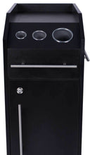 Load image into Gallery viewer, "Vittoria" Beauty Salon Rolling Trolley Cart, Black