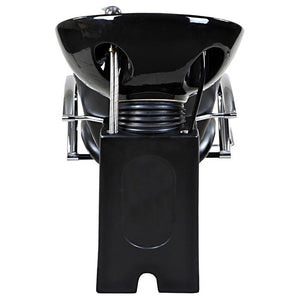 "Monroe" Black Beauty Salon Backwash Chair & Sink Bowl