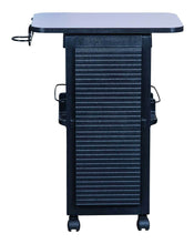 Load image into Gallery viewer, Icarus &quot;Hawkeye&quot; Salon Trolley with Locking Doors With Table Top
