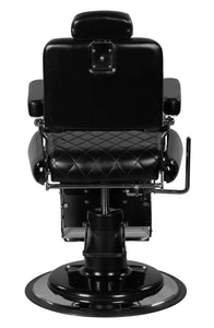 "Polk" Professional Reclining Hair Salon Black Hydraulic Barber Chair