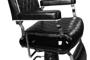 "Polk" Professional Reclining Hair Salon Black Hydraulic Barber Chair