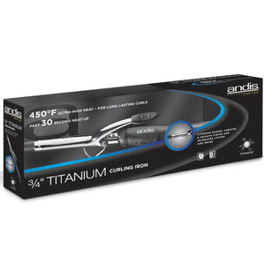 Andis Titanium Curling Iron, 1"