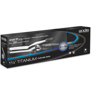 Andis Titanium Curling Iron, 1"