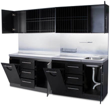 Load image into Gallery viewer, Icarus Black Full Color Bar Station With Sink
