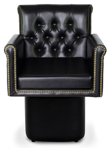 "Bronson" Beauty Salon Dryer Chair, Black