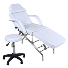 Load image into Gallery viewer, &quot;Hera&quot; Facial Spa Tattoo Bed with Towel Holder &amp; Stool
