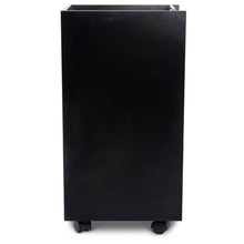 Load image into Gallery viewer, &quot;Bucca&quot; Black Beauty Salon Rolling Storage Trolley Cart
