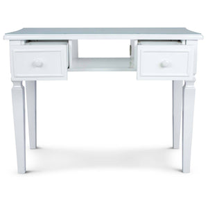 Icarus "Yao" Manicure Table With Glass Top