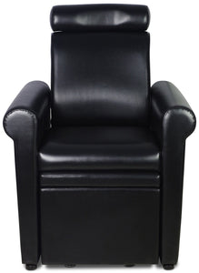 "Crest" Black Pedicure Foot Spa Station Chair