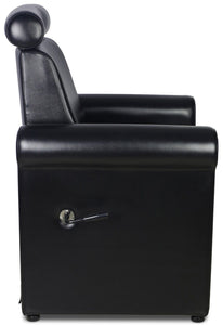 "Crest" Black Pedicure Foot Spa Station Chair