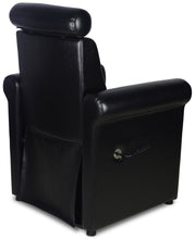 Load image into Gallery viewer, &quot;Crest&quot; Black Pedicure Foot Spa Station Chair
