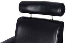 Load image into Gallery viewer, &quot;Crest&quot; Black Pedicure Foot Spa Station Chair
