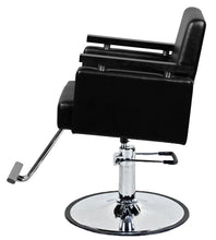 Load image into Gallery viewer, &quot;Watson&quot; Wood Handle Hair Salon Styling Chair With Round Base, T Bar Footrest
