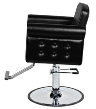 Load image into Gallery viewer, &quot;Mara&quot; European Hair Salon Styling Chair With Round Base, Chrome T Bar Footrest
