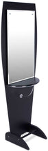 Load image into Gallery viewer, &quot;Boston&quot; Black Single Salon Styling Station With Mirror
