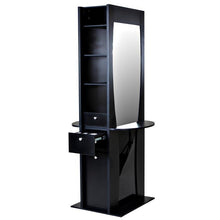 Load image into Gallery viewer, &quot;Newark&quot; Double Salon Styling Station With Mirror
