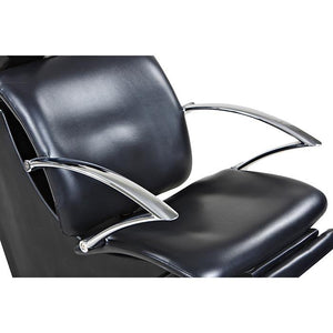 "Davis" Black Beauty Salon Shampoo Chair & Sink Bowl Unit