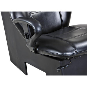 "Universal" Black Beauty Salon Shampoo Chair & Bowl Unit