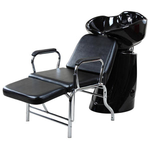 "Liger" Reclining Salon Shampoo Chair Backwash Unit Package