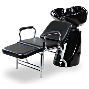 "Liger" Reclining Salon Shampoo Chair Backwash Unit Package