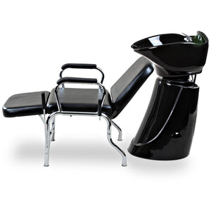 "Liger" Reclining Salon Shampoo Chair Backwash Unit Package