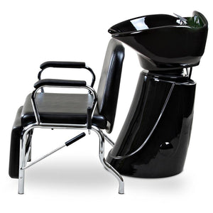 "Liger" Reclining Salon Shampoo Chair Backwash Unit Package